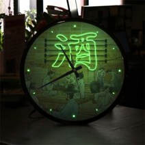 아트박스/꾸밈 nx032-LED시계액자35R_전통주점, 타입1 소주