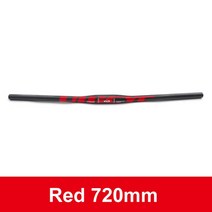 자전거 핸들바 31.8 MTB핸들바 자전거부품 중국 ULLICYC 유명 브랜드 Ullicyc 탄소 MTB 핸들 바 평면 또는, 01 Red-flat-720mm