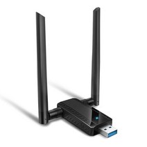 무선랜카드 와이파이수신기 wifi어댑터 usb 1900mbps 3.0 듀얼 밴드 미니 utral-fast 외부 802.11bgn destop 게임 속도 향상 네트워크 카드, 검은색