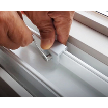 [ 가성비 ] 샤시고정장치 창문락 도어락 창문방범장치 1구형+하트렌치, 2구형(본체만)