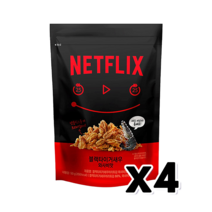 넷플릭스 블랙타이거새우 와사비맛 스낵과자 50g x 4개, 단품