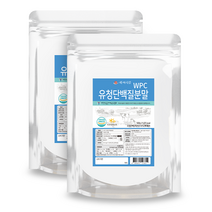 WPC유청단백질분말100% 500g팩 미국산 HACCP 인증제품, 2개, 500g