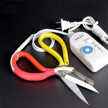 원단재단기 재단가위 커팅220V 전기 열 가위 절단 직물 날카로운 커터 로프 리본 웨빙 천 바느질 가죽 공예, 06 은