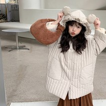 베이비맥스 베이비맥스 프릴 귀달이 경량 롱 패딩 점퍼 R7484 (P002412231)
