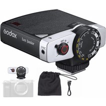 Godox Lux 주니어 레트로 카메라 플래시 GN12 6000K 색온도 자동 및 수동 모드 11-164 플래시 전원 28mm 초점 길이 Canon Nikon Sony Fuji Olympus 핫슈 카메라 교체