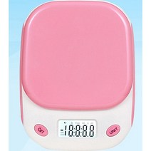 미세저울 업소용 카페 정밀 나노저울휴대용 디지털 저울 3KG/5KG LED 주방 전자 식품 측정 무게 액세서리, 01 pink_02 5Kg 1g