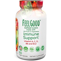 FeelGood Superfoods Immune Support 필굿슈퍼푸드 이뮨 써포트 캡슐 60정