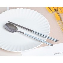 삼미 SMF 루이 세라믹 수저세트 (수저 젓가락 1ea), 블루