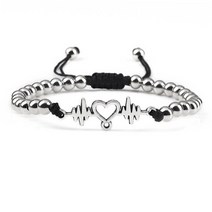 팔찌 써지컬 건강 탄생석 테니스 커플 패션 인피니티 구리 비즈 수제 가변 꼰 남자 amp Bangles 여성 손목 체인 보석 선물