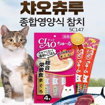 챠오츄르 종합영양식 참치 14g X 4p, 2개