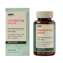 [유통기한 임박 특가] 동국제약 메이올웨이즈 프라임 칼슘마그네슘비타민 D K (1 000mg x 60정), 1박스