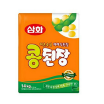 삼화 저온숙성 재래식 콩된장 14kg 대용량된장 식당용된장, 1