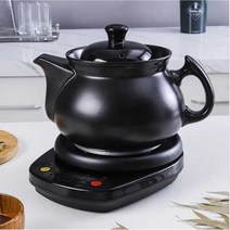 약탕기 한약 제조 달이는 주전자, 5L 포트  + 블랙