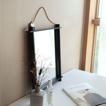 [천삼백케이] [마키] OYOY 우드거울(블랙), 상세 설명 참조