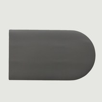 퍼니메이드 방수 가죽 테이블매트 다이닝, 다크 그레이, 45 x 26 cm