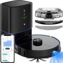 VIOMI S9 로봇 진공 청소기 자체 2700Pa 3 in 1 (스윕 및 대걸레) 라이더 먼지 매핑 2.4GHz Wi-Fi Alexa와, 01 알파(s9)