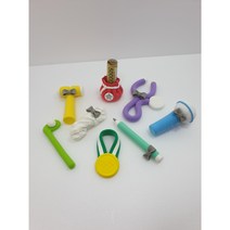 (오나언니) 아이클레이 돌잡이 용품 세트, 연한 무지개