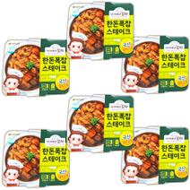 아이배냇 꼬마 한돈폭찹 스테이크 150g x 6개 아이 유아 키즈 반찬 배달 유아식 시판, 아이배냇꼬마 한돈폭찹스테이크 150g x 6개