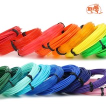 펜톡 3D펜 PLA 필라멘트 재료 7m 37색 (1.75mm), 06-청록