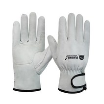 카멜로 알곤용접장갑 회색 프리사이즈 산양피가죽 부드러운 착용감 우수한그립감 내피 보강한 내구성과 마찰력, 1켤레