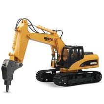Huina 완구 114 Rc 굴삭기 트랙터 24G 16 Ch 원격 제어 차 합금 드릴링 크롤러 엔지니어링 장난감 소년, 01 RC Truck