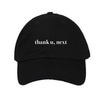 편지 고마워요 다음 야구모 아리아나 그란데 자수 아빠 모자 남녀 공용 남성 모자 최신 앨범 Snapback 야구모자