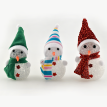 BMS 크리스마스 LED 눈사람 인형 장식 소품