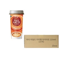 매일유업 카페라떼카라멜마끼아또 220ml 컵 10개입, 1세트