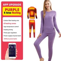 보온옷 겨울용 발영속옷 USB APP 발열조끼 온열 양털 스키 골프 낚시