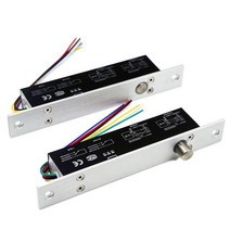 디지털 키 지문 유리문 도어락1000KG5 전선 DC12V 전기 잠금 도어 자기 지주 힘 액세스 제어 볼트, 02 Fail secure