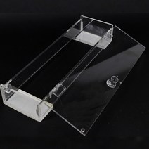 다다몰 디지털도어락 번호키 보조키 손잡이 강화유리 초인종 레인커버 방수커버 도어록, 3.레인커버 유리문(앞커버)