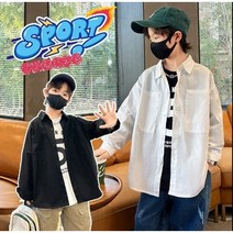 ﻿JUNIOR 퓨어 코어 심플 카라 캐주얼 셔츠 난방 남자아이 아동 키즈 주니어옷 초등학생 중학생 고학년 새학기옷 봄옷