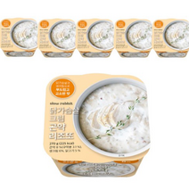 슬로우래빗 닭가슴살 크림 곤약 리조또, 270g, 6개입