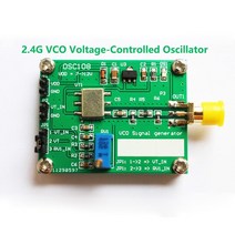 발전기 컨투롤러 비상전기 태양광 솔라 저비용 기존 2.4GHz VCO RF 신호 발생기 모듈 마이크로파 전압 제어, 한개옵션0