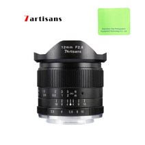 7artisans 12mm F2.8 MF 초광각 렌즈 소니 E 후지 XF 캐논 EOS-M 올림푸스용 파나소닉용, 블랙, M43