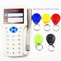 300CD RFID 복사기 125KHz 키 fob NFC 리더기 라이터 암호화된 프로그래머 USB 카드 스마트 풀 컬러 스크, 02 Package A