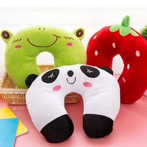 목쿠션/목베개/차량용목쿠션/수능/수험생/장거리여행/목보호대/캐릭터목쿠션, 랜덤