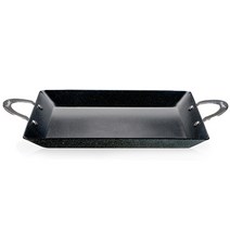 유진 코팅 사각 볶음팬, 중(360 x 310 x 34 mm), 1개