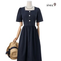 쉬즈넘버나인 레이라 스티치 원피스