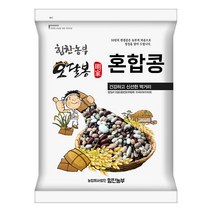 힘찬농부오달봉 수입산 오색혼합콩 오색콩 혼합콩 모듬콩 (9종) 흰강낭콩 완두콩 매화콩 검정강낭콩 홍대, 1개, 1kg