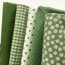 굿팡패브릭 면20수]쁘띠시리즈(그린)_5종_2314 (5514094), 플라워