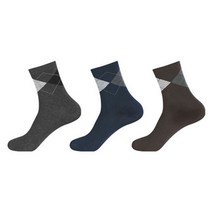 BYC 아가일 남성 중목양말 10족 세트