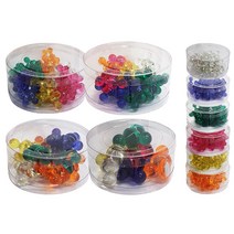 네오디움 장구 체스자석 냉장고자석 문구교재용, 27파이 12개입 투명