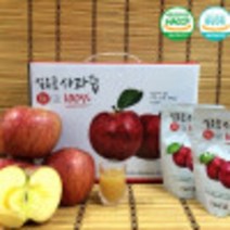 [밀양 얼음골사과]주아농원 사과즙100% 120 ml x50포 해썹인증 어린이식품인증 택배가능, 1박스, 120ml, 1개