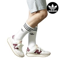 [아디다스] 오리지널 트레포일 남자 여자 장목 등산 긴양말 3팩 세트 S21489, 모델명:S21489 / 사이즈:M_240-260