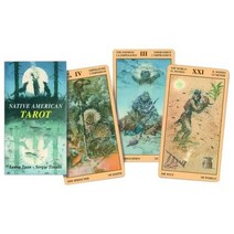 Native American Tarot: 78 full colour cards and instructions USA 미국