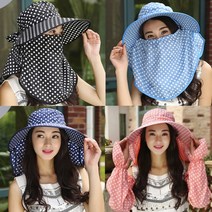 농모 햇빛 가리개 차단 모자 치마선햇 썬캡 농사모자