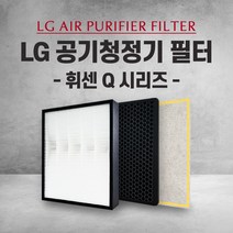 엘지 공기청정기 LA-N160DW 필터 Q 시리즈 국내산 H13, 1개, 003.헤파 탈취 세트(프리미엄형)