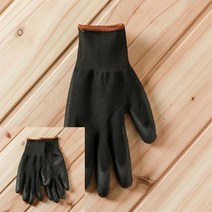 PU PALM 코팅 작업장갑 L 블랙 산업용장갑 이중코팅장갑 보호장갑 절연장갑 PU장갑 내화학장갑 용접장갑 3M코팅장갑