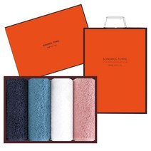 송월타월 송월타올 코마사 40수 180g 호텔수건 명절 선물세트 4p, 1세트, 배송메세지란에작성